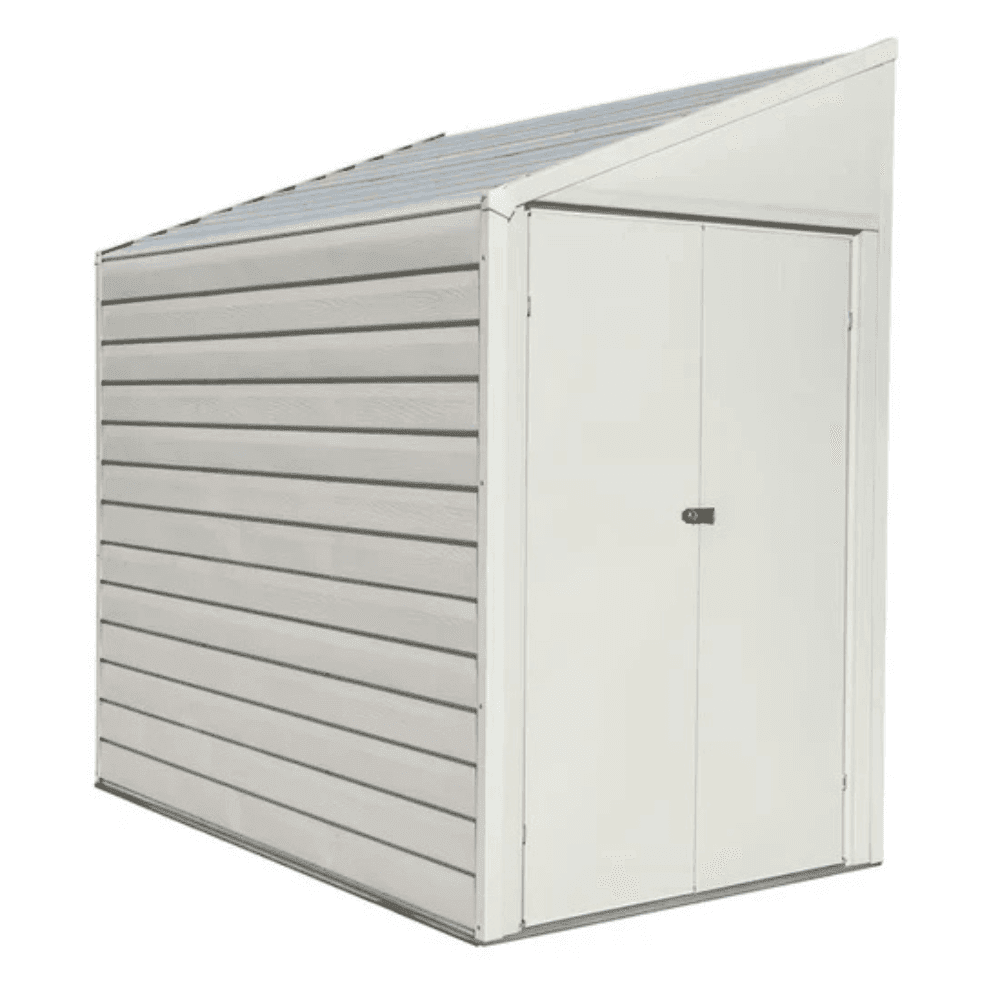 Arrow Yardsaver 4' x 7' Galvanized Steel Lean-To Storage Shed - TryIlluminate