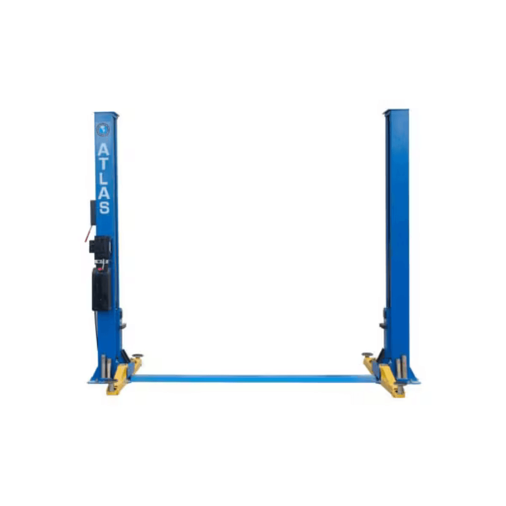 Atlas BP8000 8000 Lb. Capacity Low-Ceiling Baseplate 2-Post Car Lift - TryIlluminate