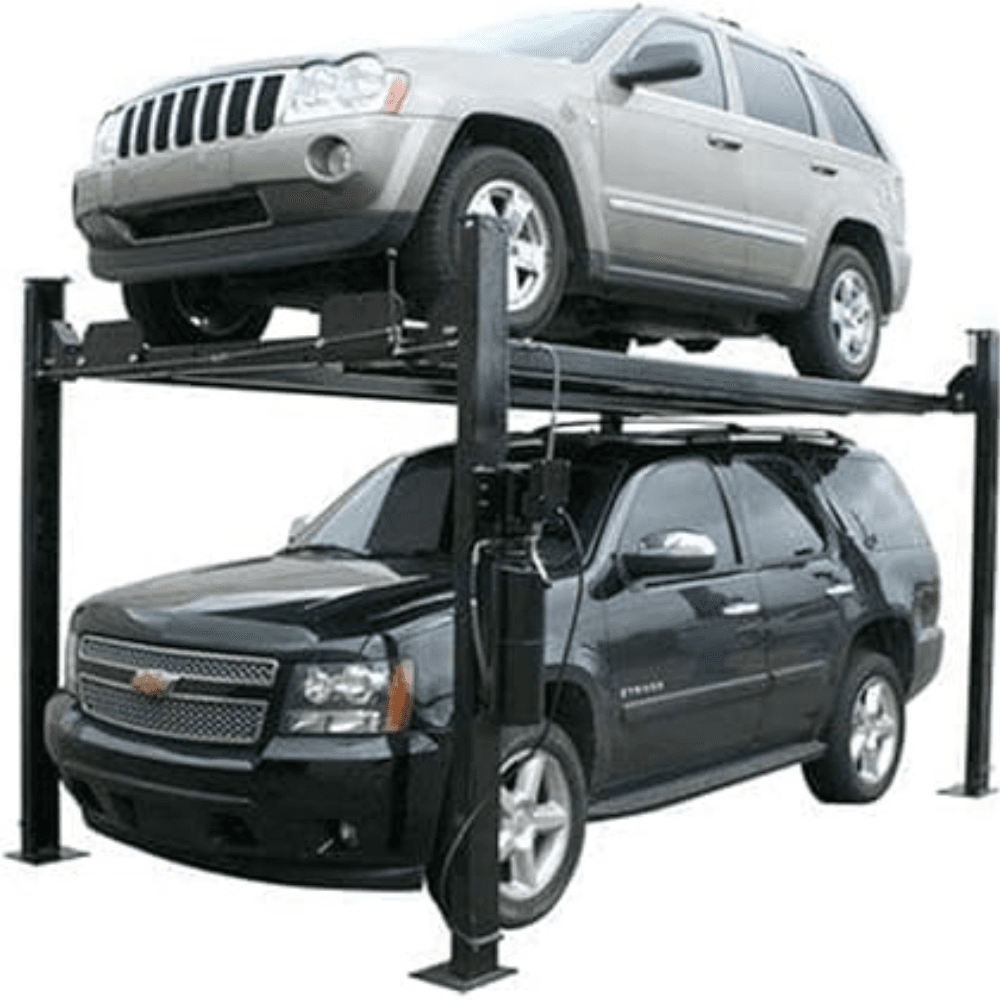 Atlas Garage PRO8000EXT Extra Tall 4-Post Car Lift 8000 Lb Portable - TryIlluminate