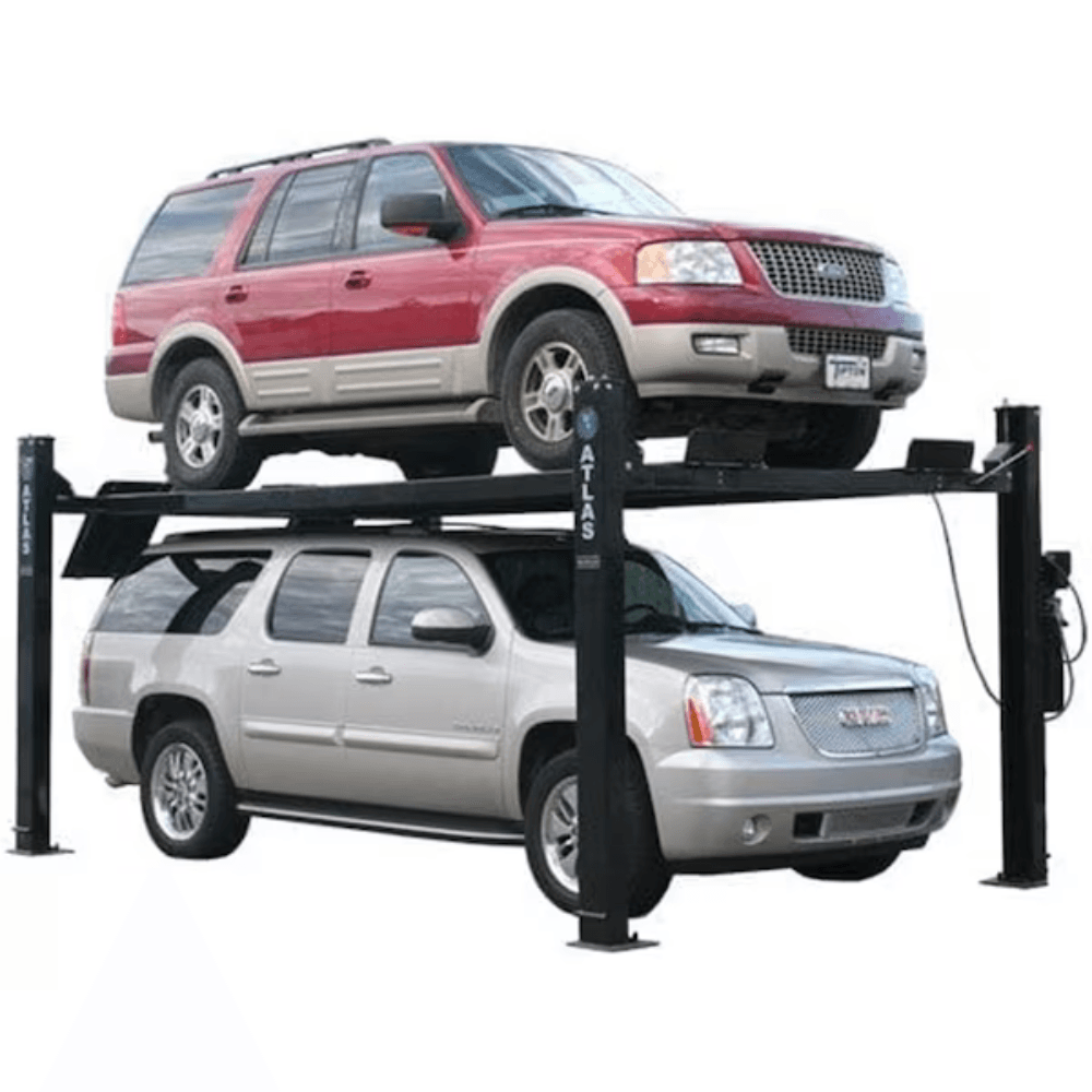 Atlas Garage PRO9000 9000 Lb. Extra Wide Tall Long Portable 4-Post Lift - TryIlluminate