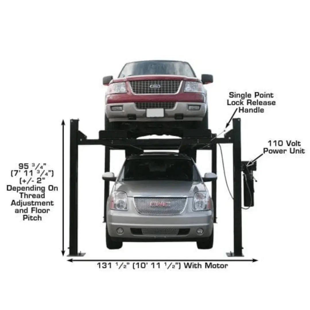 Atlas Pro9000 4 Post Lifts with RJ6 Rolling Jacks - TryIlluminate