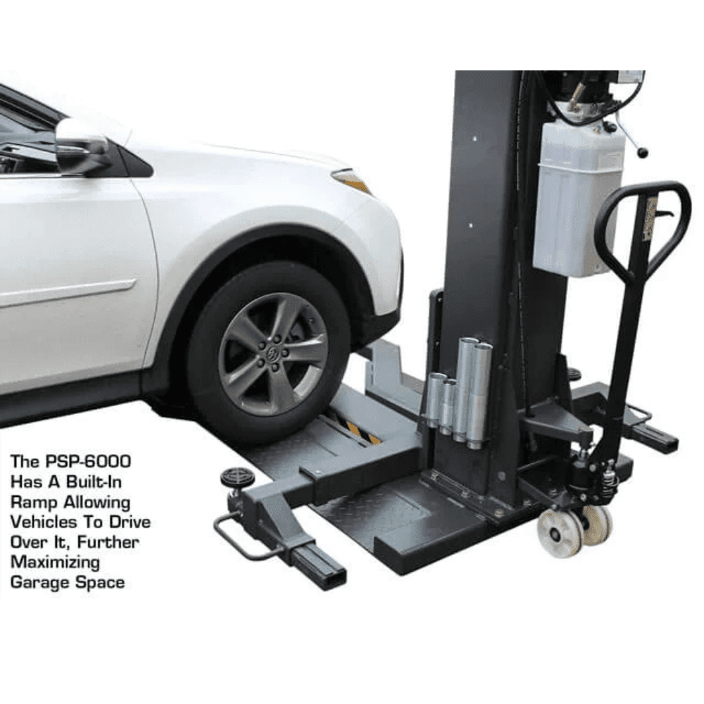 Atlas PSP-6000 6,000 lbs. Portable Single-Post Car Lift System - TryIlluminate