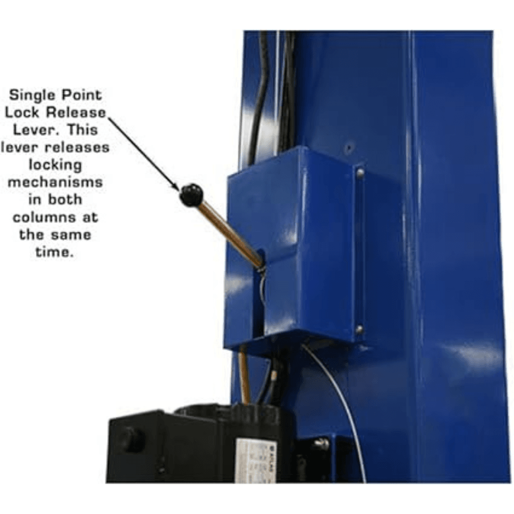 Atlas PV12PX 12,000 Lb. Capacity Heavy-Duty Overhead 2-Post Car Lift - TryIlluminate