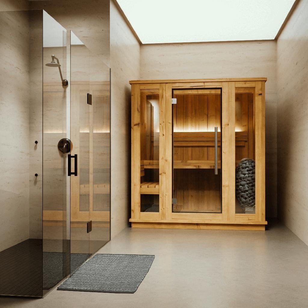 Auburn 2-3 Person Indoor Sauna | Indoor Saunas by Almost Heaven Saunas – Iconic, Beautifully Crafted Indoor & Outdoor Saunas. - TryIlluminate