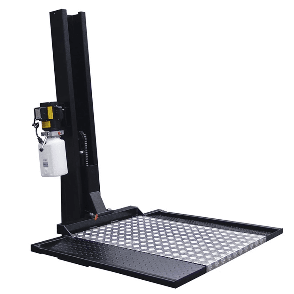 Auto Lift SC-2K 2,000 Lb. Single Column Turf Lift for Golf Carts ATVs Lawnmowers Black - TryIlluminate