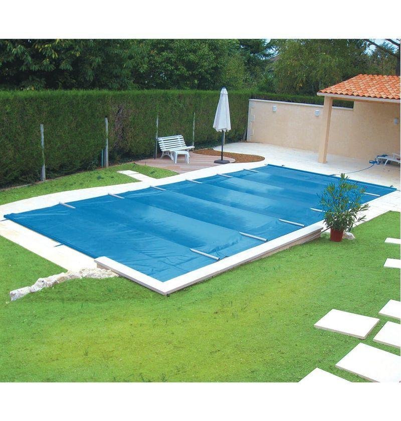Bâche piscine à barres 7,50 x 4 m - TryIlluminate