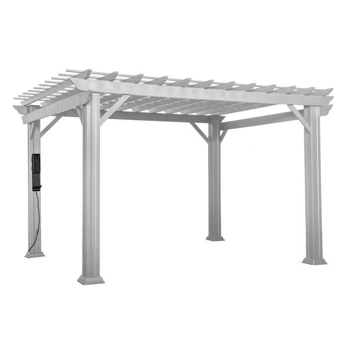 Backyard Discovery 16 ft. x 12 ft. Steel Traditional Pergola - TryIlluminate