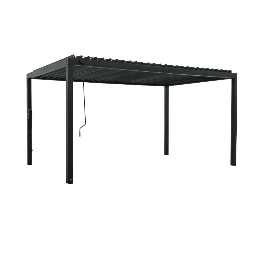 Backyard Discovery Sarasota 16x10 Steel Louvered Pergola with Power - TryIlluminate