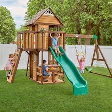 Backyard Discovery Spruce Hollow Swing Set - TryIlluminate