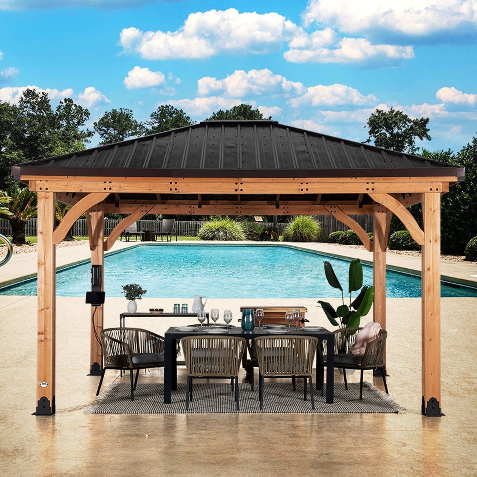 Barrington Gazebo 14×12 - TryIlluminate