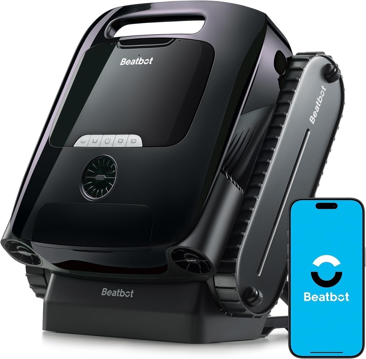 Beatbot AquaSense 2 Pro Robotic Pool Cleaner – 5-in-1 Cordless Skimmer & Clarifier, App-Controlled, Smart Parking, Up to 3,875 Sq. Ft. – Obsidian - TryIlluminate