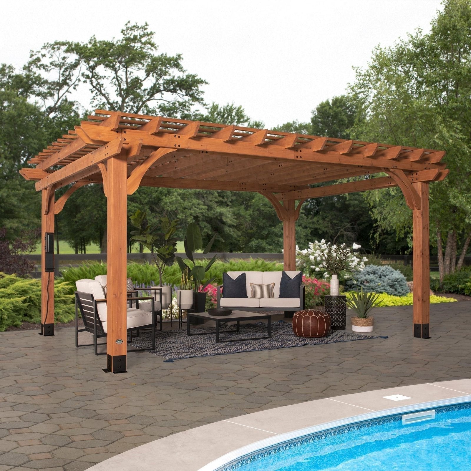 Beaumont Pergola 16×12 - TryIlluminate