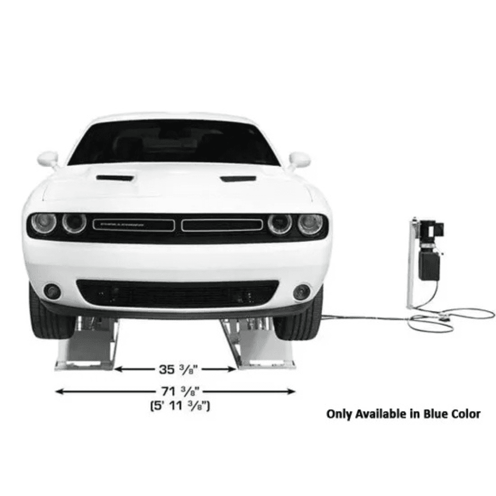 BendPak LR-60 Low-Rise Car Lift 6000 Lb Capacity 110V Compact - TryIlluminate