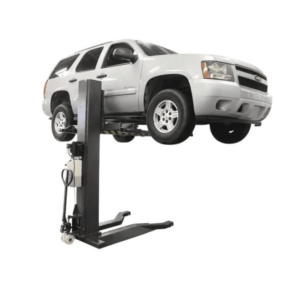 BendPak MDS-6LP 6000 Lb. Capacity Mid-Rise Open-Center Scissor Car Lift - TryIlluminate