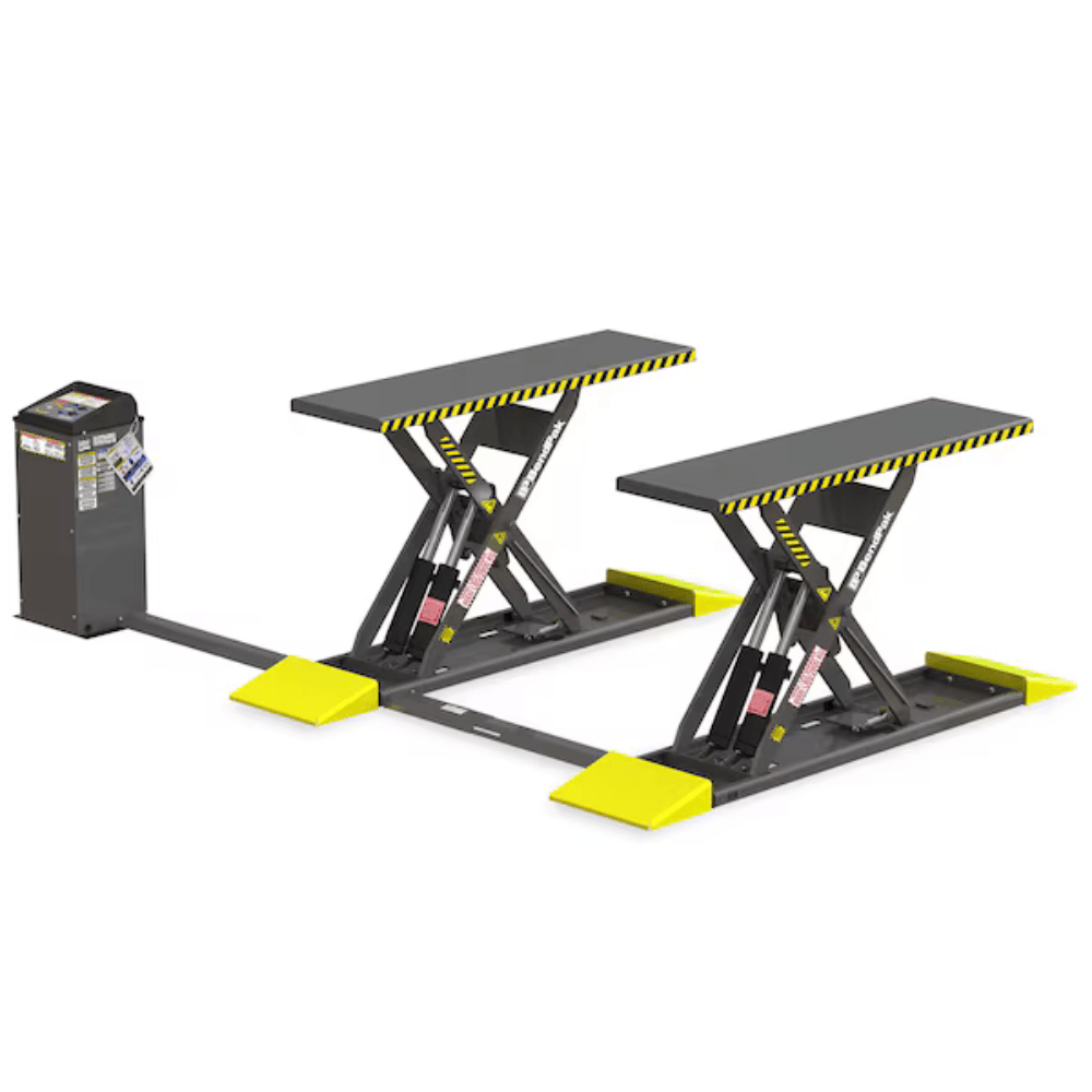 BendPak MDS-6LP Mid-Rise Scissor Lift 6000 Lb Open-Center 208-240V - TryIlluminate