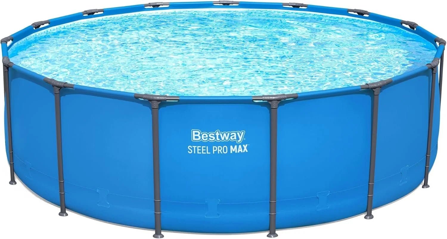 Bestway Steel Pro Max 15′ x 48″ Round Above Ground Pool Kits - TryIlluminate