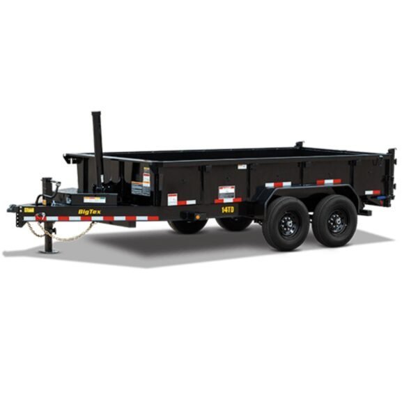 Big Heavy Duty Telescopic Dump Trailer | 14TD - TryIlluminate