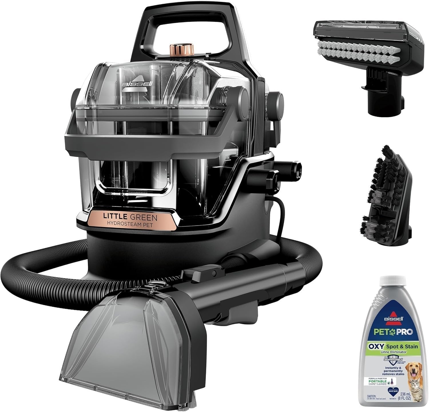 BISSELL Little Green HydroSteam 3618 Portable Carpet & Upholstery Cleaner - TryIlluminate