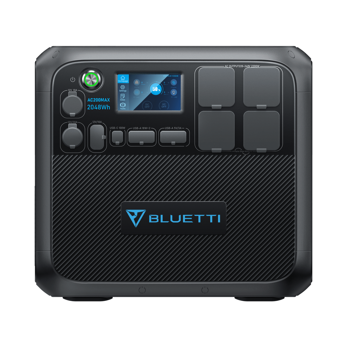 Bluetti AC200MAX 2200W Solar Generator 2048Wh with 350W Solar Panel - TryIlluminate