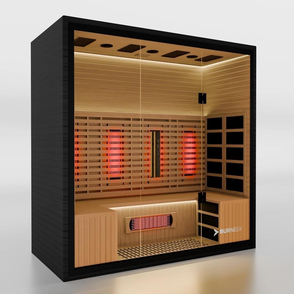 Burneek Onyxeek 4-Person Full-Spectrum Quartz Infrared Sauna - TryIlluminate