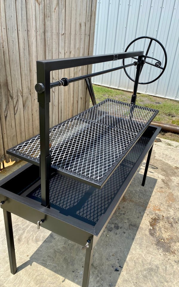 Collapsible Charcoal Catering Grill 60″ x 24″ Stainless Steel - TryIlluminate