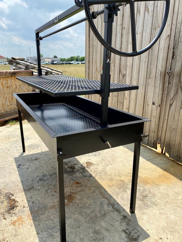 Collapsible Charcoal Catering Grill 60″ x 24″ Stainless Steel - TryIlluminate