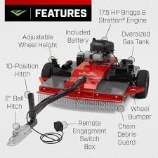 Earthquake Tow Behind 44″ Rough Cut 17.5hp Mower - TryIlluminate