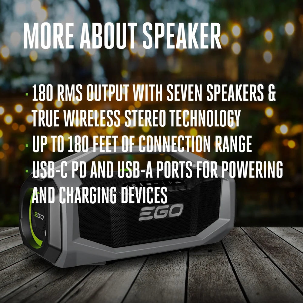180W Bluetooth Portable Speaker – Tool Only