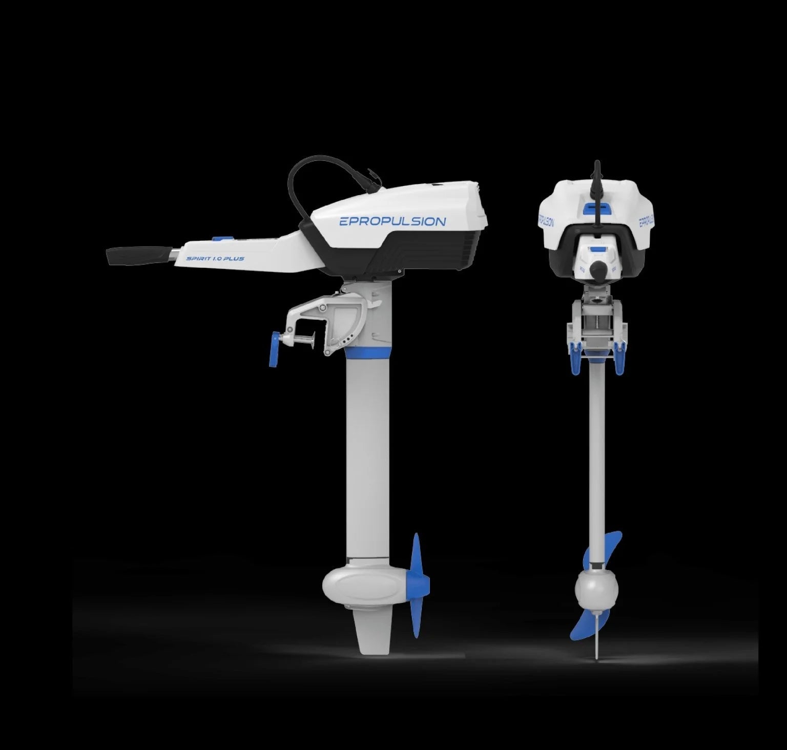 ePropulsion Spirit 1.0 Plus 3HP Electric Outboards Motors Extra Short Shaft w/o Battery - TryIlluminate
