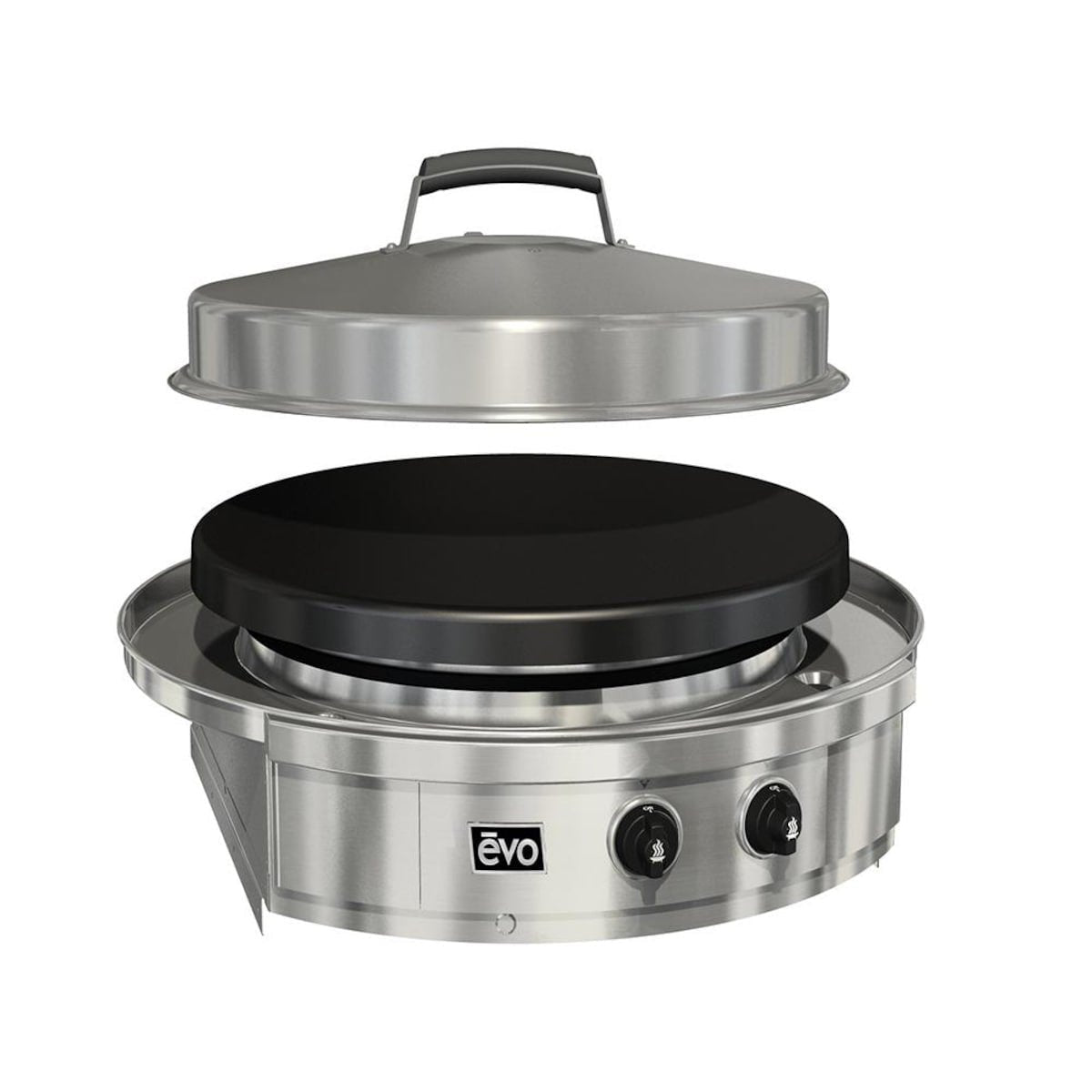 Evo Affinity 25G Built-In Flattop Gas Grill - TryIlluminate
