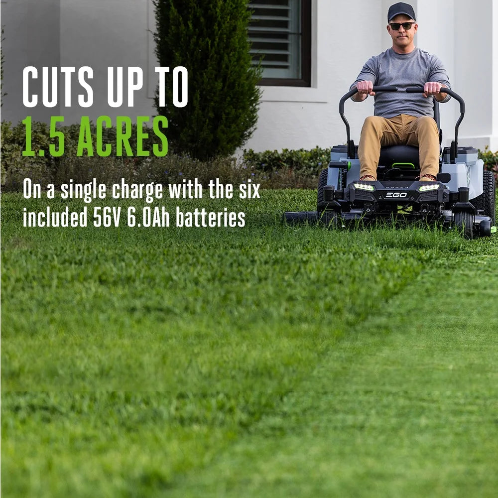 42″ Z6 Zero Turn Riding Mower (Six 6.0Ah Batteries)