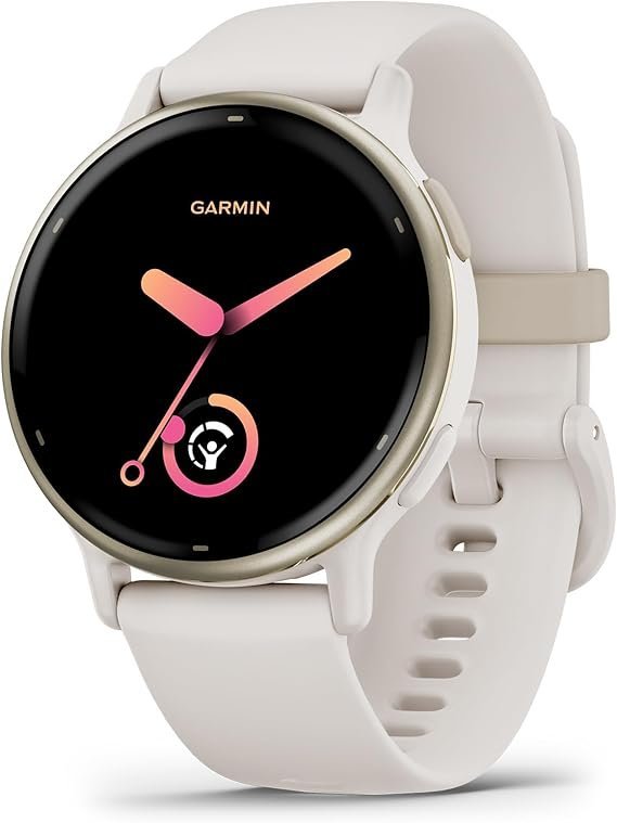 Garmin vívoactive 5, Health and Fitness GPS Smartwatch, AMOLED Display, Up to 11 Days of Battery, Ivory - TryIlluminate