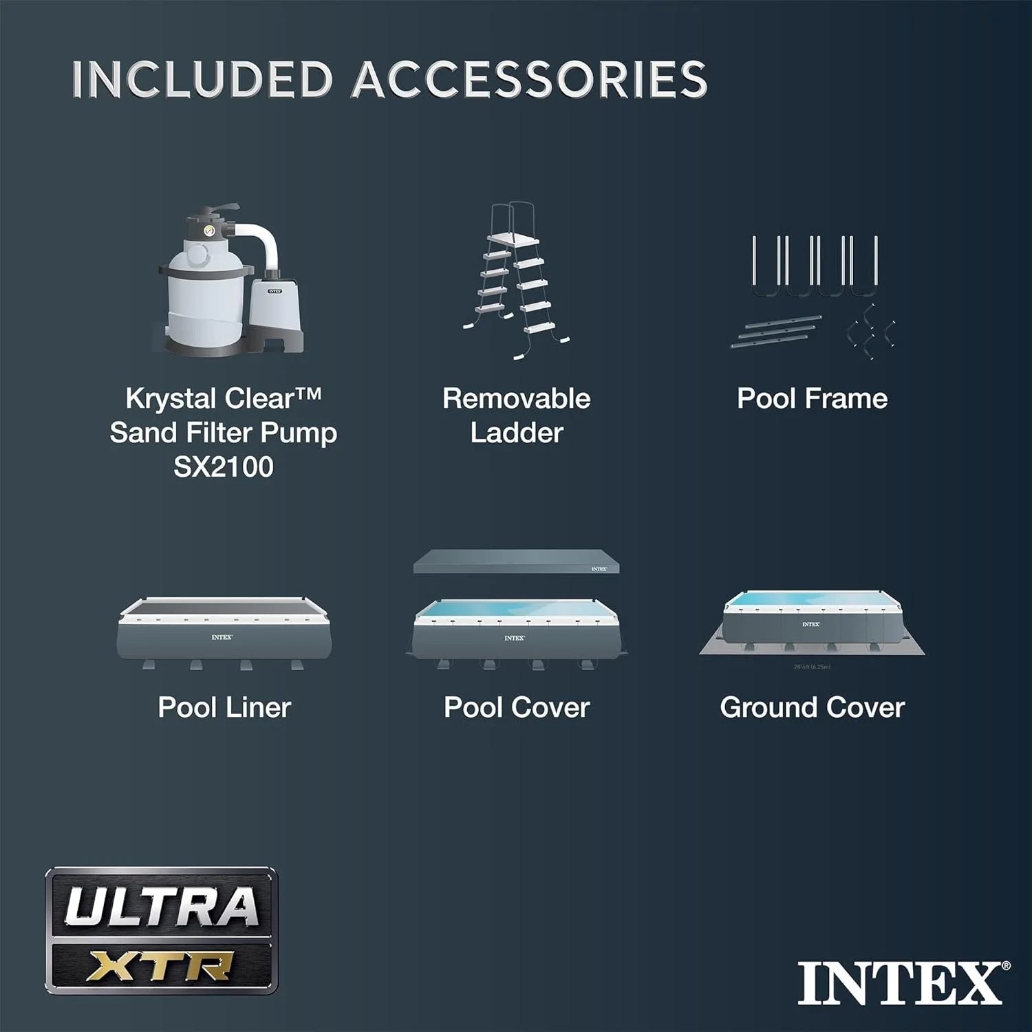Intex Ultra XTR Rectangular Swimming Pool Set with Pumps - TryIlluminate