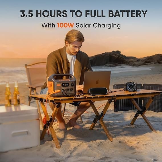 Jackery Portable Power Station Explorer 300, 292Wh Backup LiFePO4 Battery, Solar Generator for Outdoors Camping Travel Hunting Blackout (Solar Panel Optional) - TryIlluminate