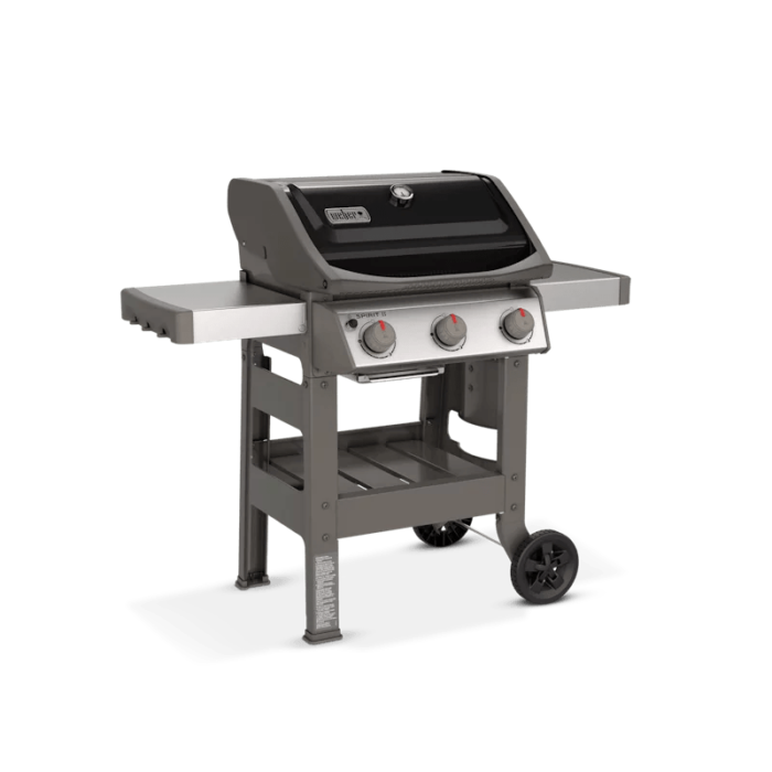 Weber Spirit II 2-Burner Propane Gas Grill in Black