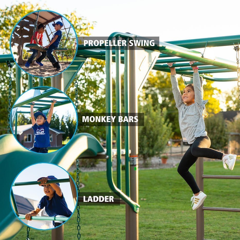 Lifetime Big Stuff Deluxe Playset with Monkey Bars 91326 - TryIlluminate