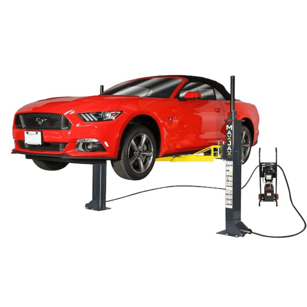MaxJax M7K 7000 Lb. Capacity Portable 110V Two-Post Garage Car Lift - TryIlluminate