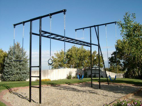 Metal Horizontal Ladder Swing Set | SwingSetMall.com - TryIlluminate