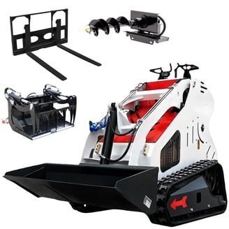 Mini Skid Steer Loader 13.5hp EPA Briggs & Stratton Gas Engine Compact Wheel Loader - TryIlluminate