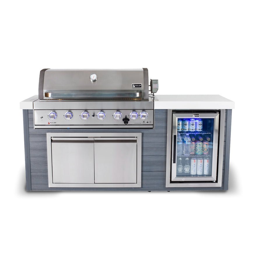 Mont Alpi 6-Burner Stainless Steel Artwood Island - TryIlluminate