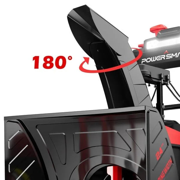 Powersmart 24-Inch 80V Cordless Battery Snow Blowers