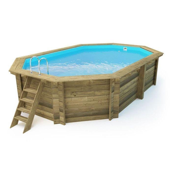 OOGarden Piscine bois MANAIA 120 4,90 x 3 x 1,20m - TryIlluminate
