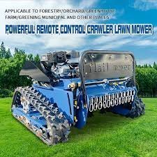 OVK Heavy-Duty 6HP Commercial Gas-Powered Remote-Controlled Robotic Lawn Mower (SAK72580) - TryIlluminate
