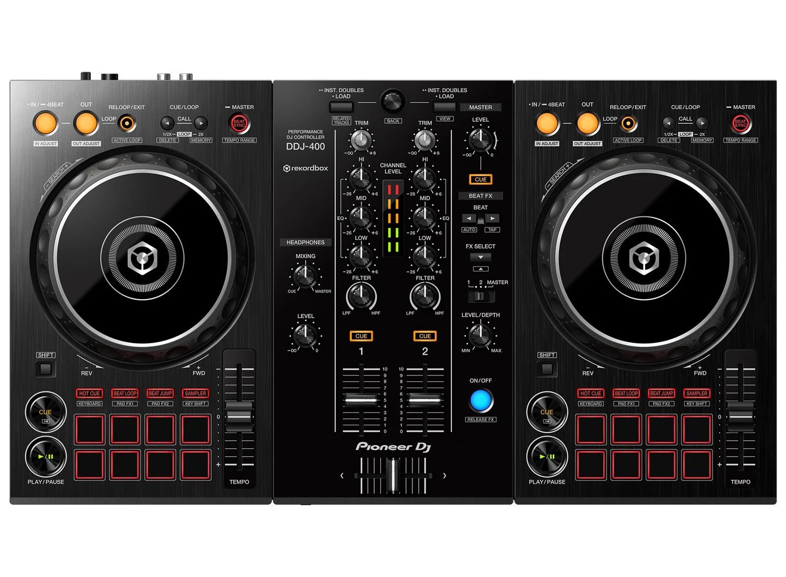 Pioneer DJ DDJ-400 2-Channels rekordbox DJ Controllers - TryIlluminate