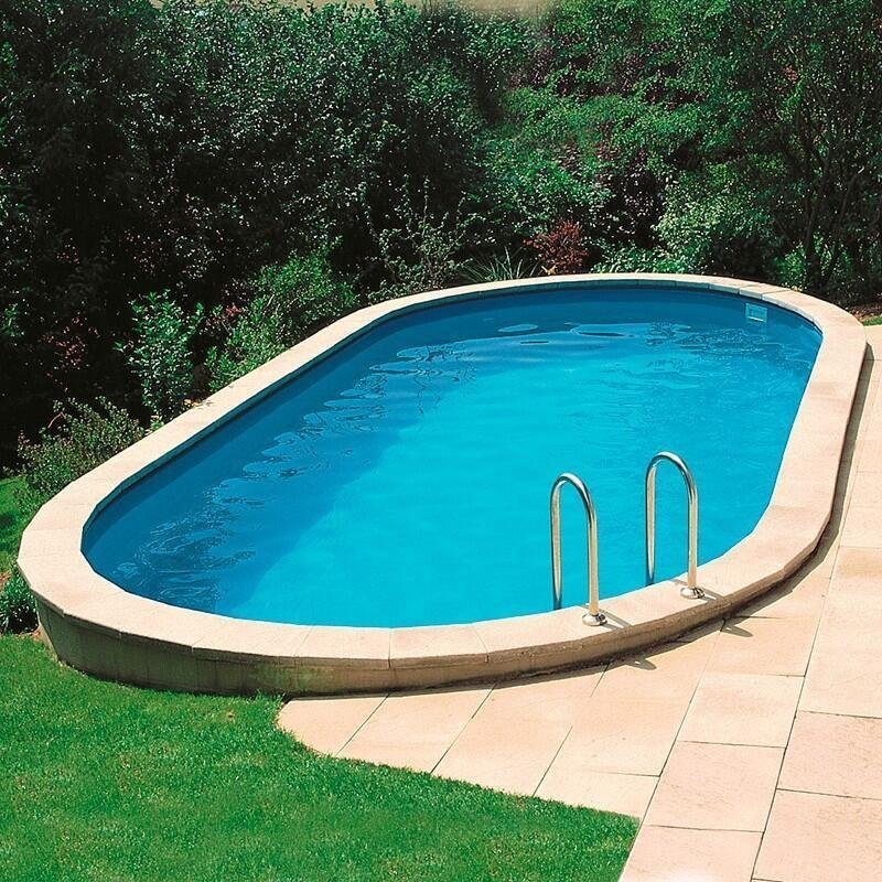 Piscine ovale enterrée 5,00m x 3,00m x H - TryIlluminate