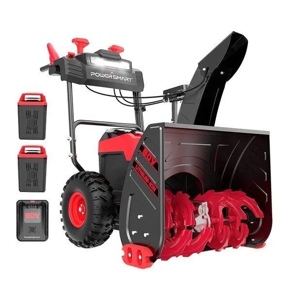 Powersmart 24-Inch 80V Cordless Battery Snow Blowers - TryIlluminate