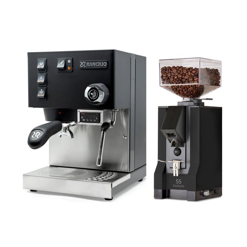 Rancilio Silvia PID Espresso Machine and Mignon Silenzio 55 Grinder Bundle | Seattle Coffee Gear, Stainless, 9.5 Inches - TryIlluminate