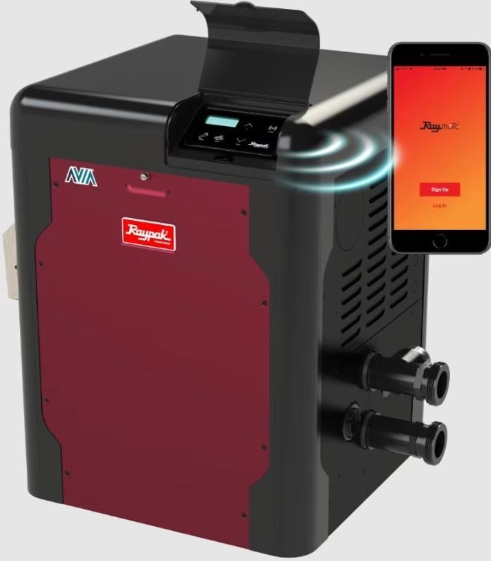 Raypak 018045 399K BTU Avia NiTek Natural Gas Heater - TryIlluminate