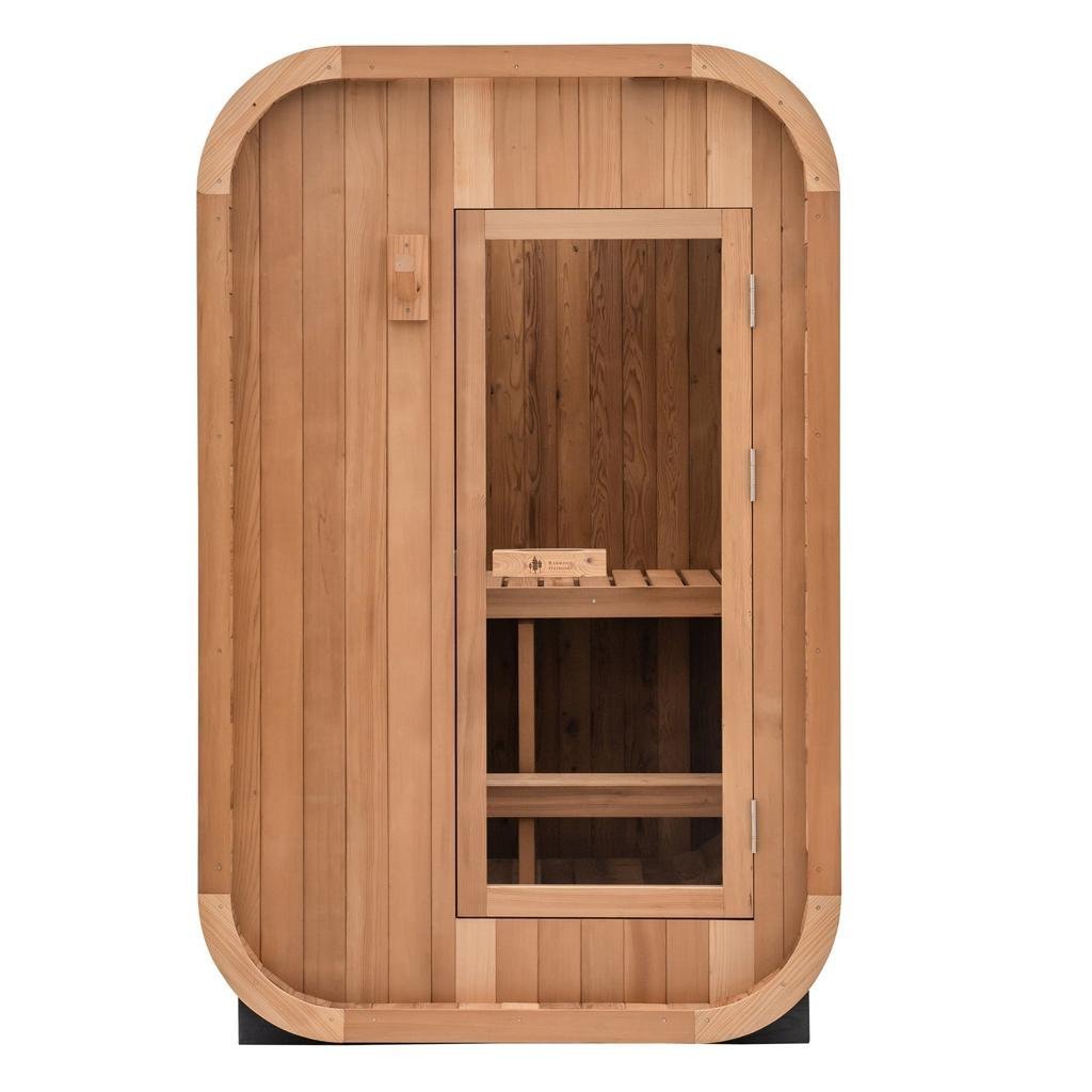 Redwood Outdoors Outdoor Sauna 2-Person Duo Traditional Finnish Sauna Kit - TryIlluminate