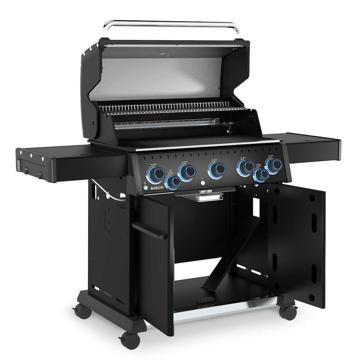 Saber Deluxe Black 3-Burner Gas Grill - TryIlluminate